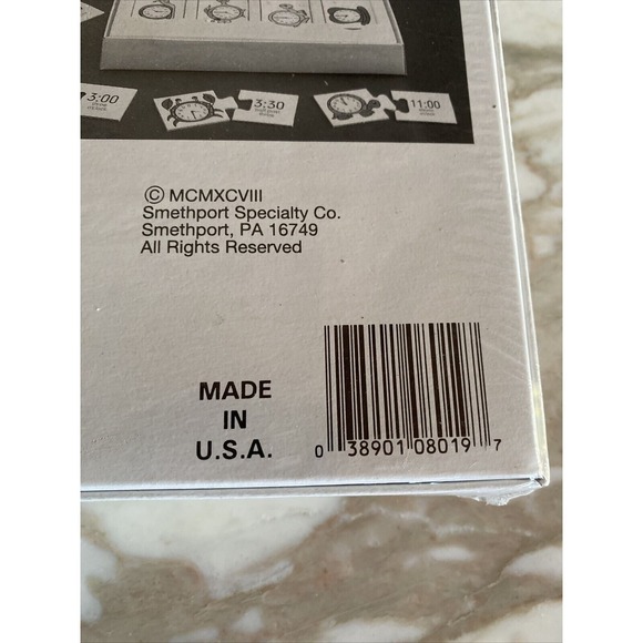 Smethport Mix & Match Clocks Game Self Correcting Educational Toy Ages 4+ - Picture 4 of 5